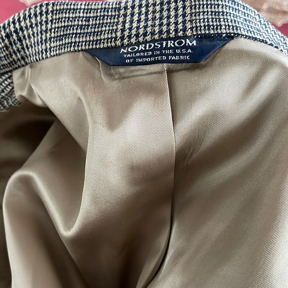 Nordstrom Men’s Blazer Sport Coat Jacket Multi color Plaid Size 38R - Picture 11 of 13